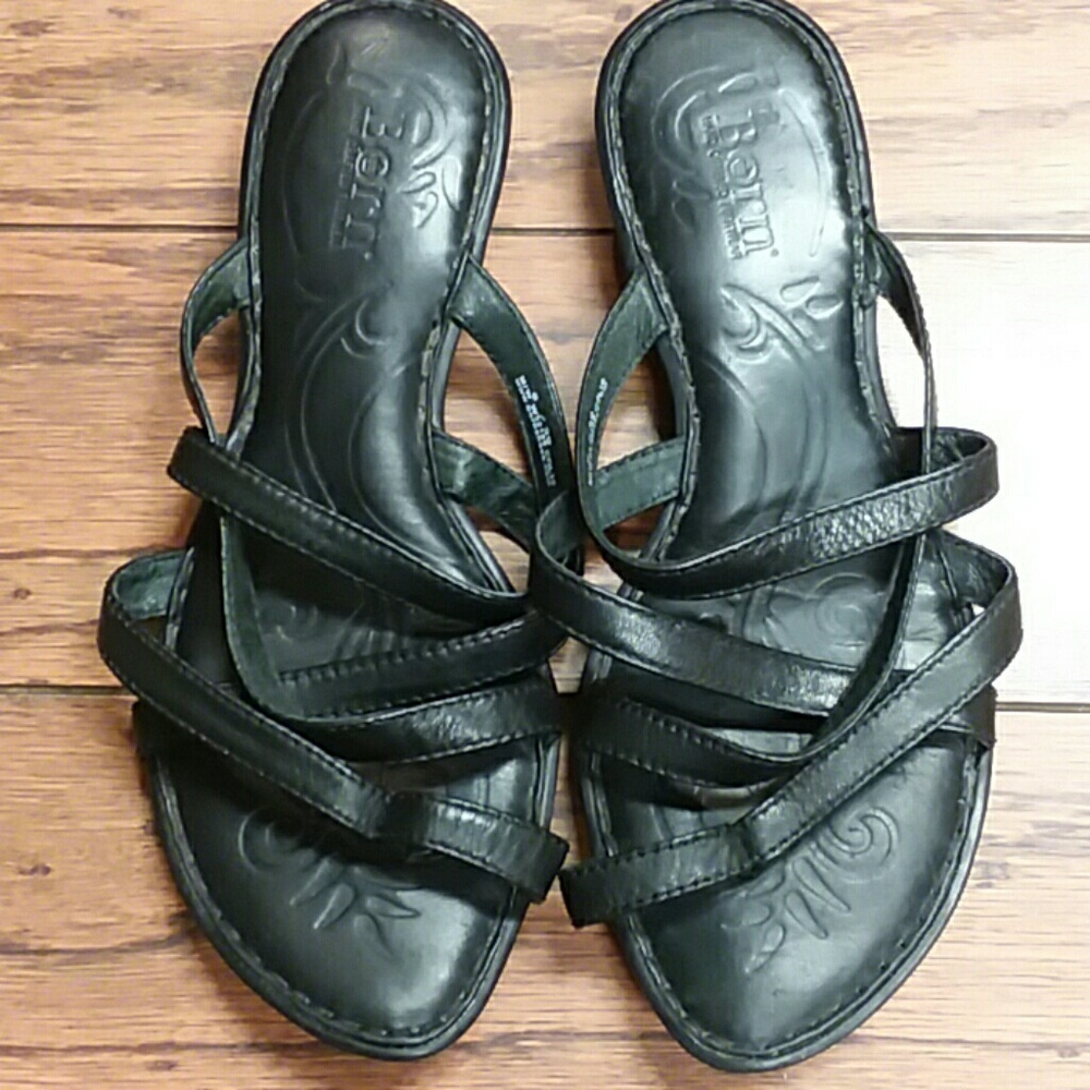 Born leather sandals